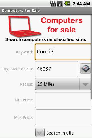 Computers For Sale screenshot 1