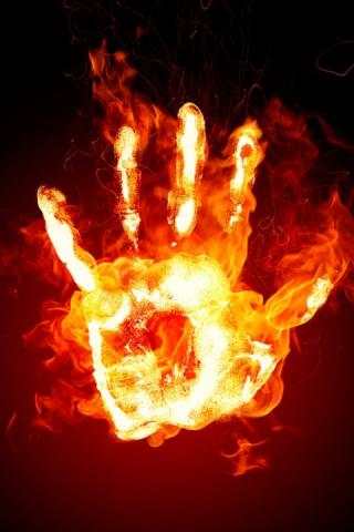 Burning Fire 3D Live Wallpaper скриншот 5
