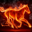 Burning Fire 3D Live Wallpaper icon
