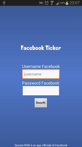 Facebook Ticker screenshot 1