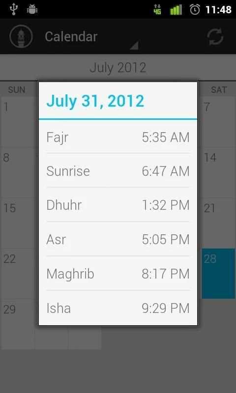 Muslim Prayer Times Free स्क्रीनशॉट 4