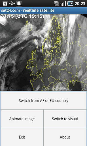 Realtime satellite - sat24.com screenshot 4