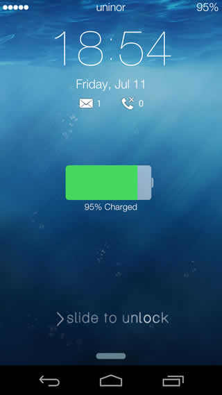 iPhone 6 Lockscreen screenshot 1