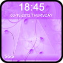 Lovely Blue HD Go Locker Theme أيقونة