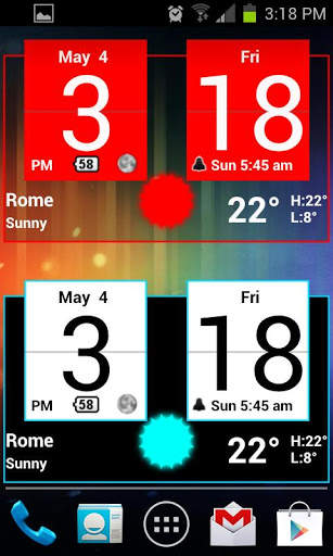 Sense Colors Digital Clock screenshot 3