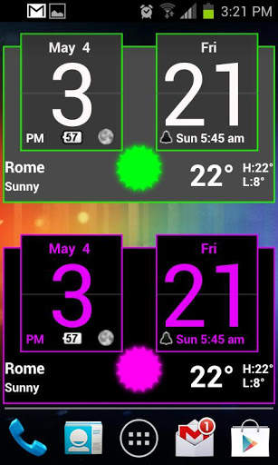 Sense Colors Digital Clock screenshot 4