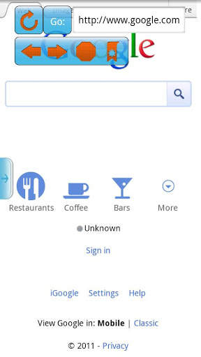 UltraLight Browser 2.0 screenshot 1