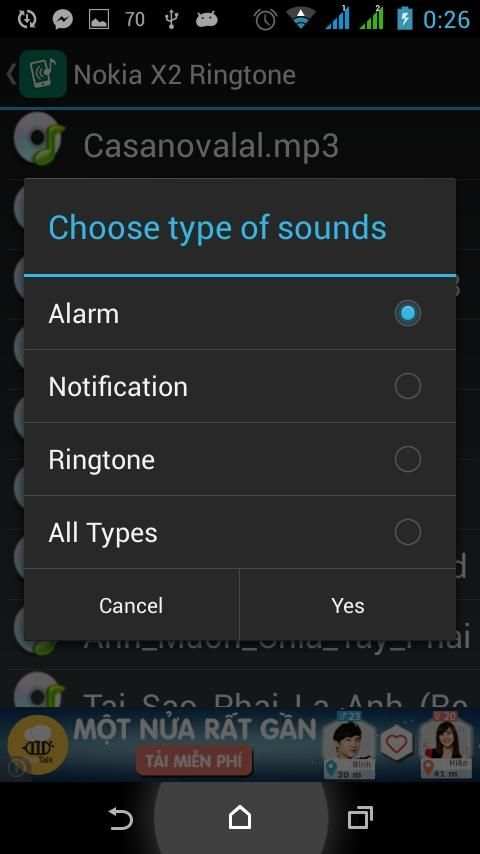 Nokia X2 Ringtone screenshot 1