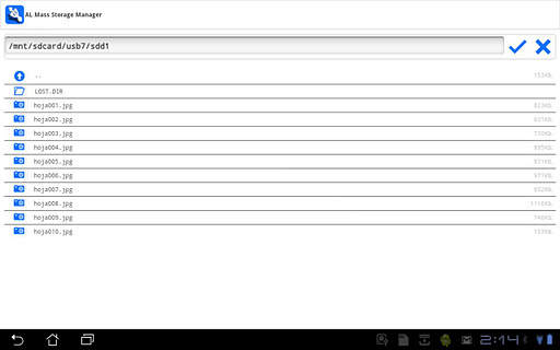 AL Mass Storage Manager 2 تصوير الشاشة