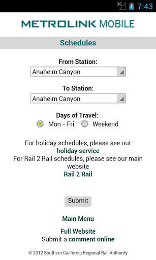 MetroLink Mobile Launcher screenshot 4