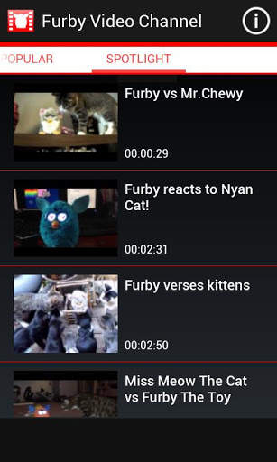 Furby YouTube Video Channel screenshot 1