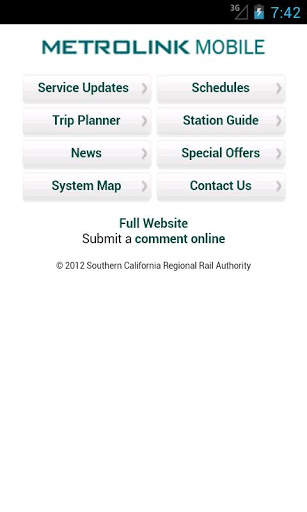 MetroLink Mobile Launcher screenshot 1