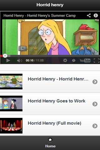 Kids classic Horrid Henry screenshot 2