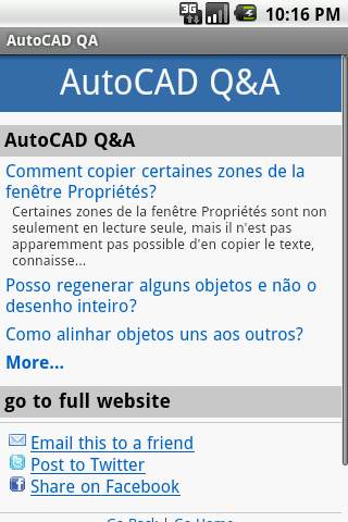 AutoCAD Q&amp;A screenshot 2