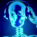 Skeleton DJ Live Wallpaper icon