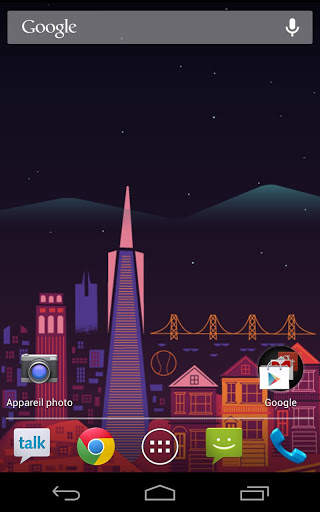 Google Now LiveWallpaper screenshot 1
