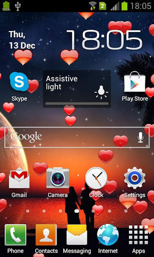 Sweet Heart Live Wallpaper 1 تصوير الشاشة