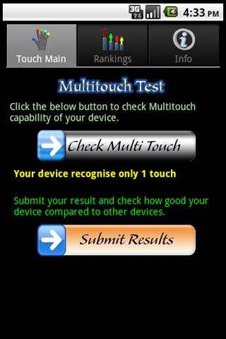 MultiTouch Tester screenshot 1