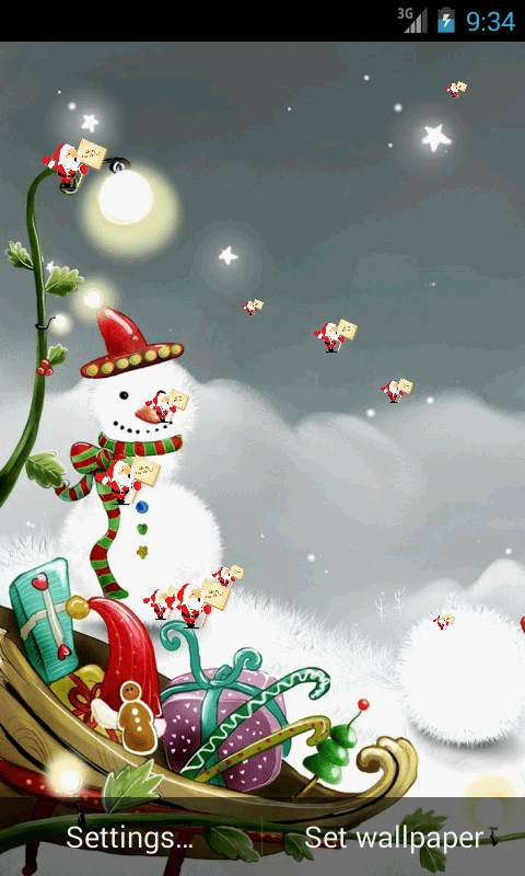 Christmas Live Wallpaper screenshot 1