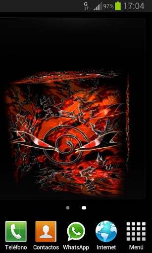 3D Naruto Rasengan LWP screenshot 1