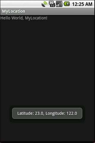 MyLocation screenshot 1