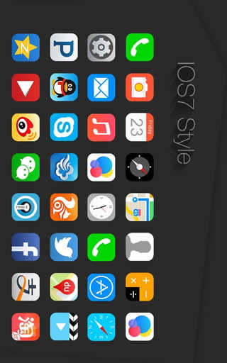 iOS 7 Launcher RUI Launcher screenshot 3