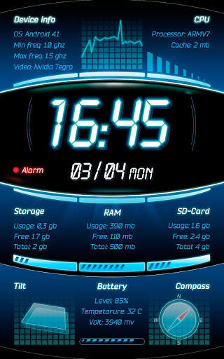 Galaxy S4 Device Info LWP 1 تصوير الشاشة