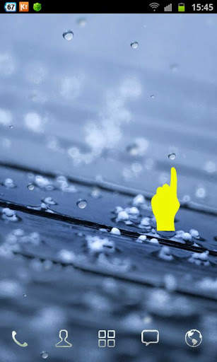 Rain Drop Live HD Wallpaper screenshot 2
