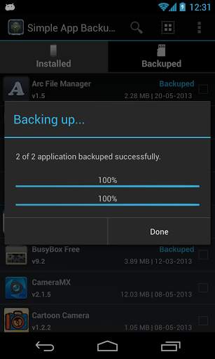 Simple App Backup Restore screenshot 5
