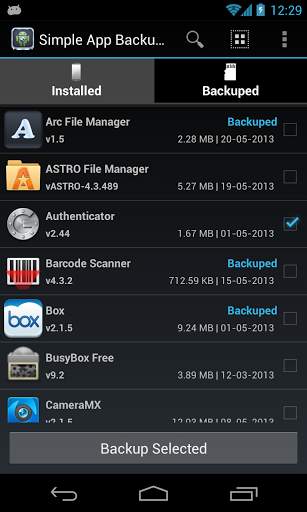 Simple App Backup Restore screenshot 2