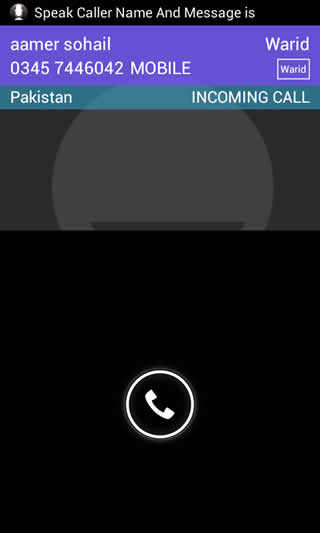 Speak Caller Name And Message screenshot 3