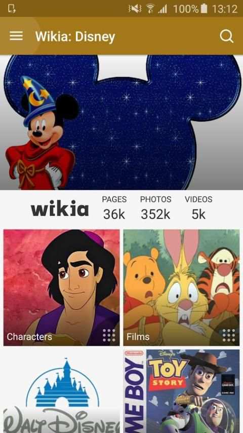 Wikia: Disney 5 تصوير الشاشة