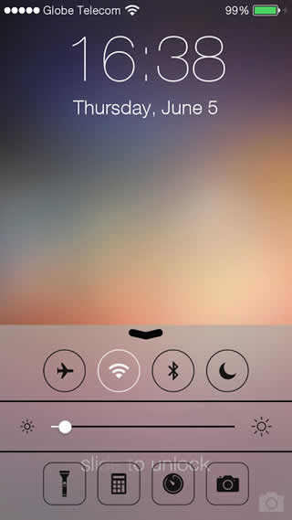 iOS 7 Style Lockscreen screenshot 2