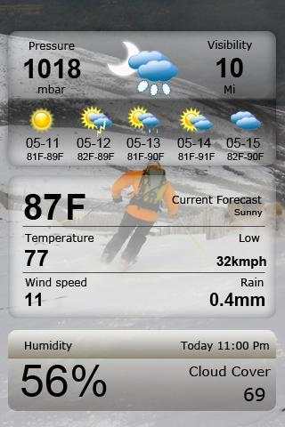 Weather world screenshot 4