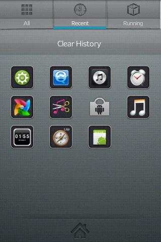 iPhone Graphite GO Launcher EX screenshot 4