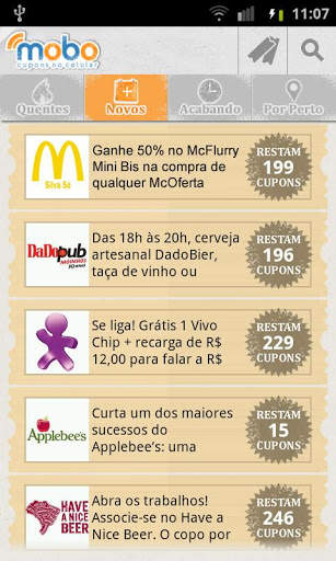 Mobo - Cupons no Celular screenshot 1