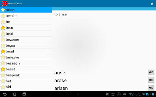 English Irregular Verbs screenshot 4
