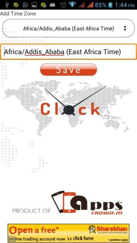 World Clock screenshot 2