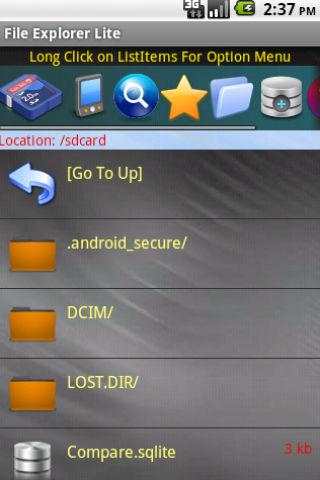 File Explorer Lite screenshot 1
