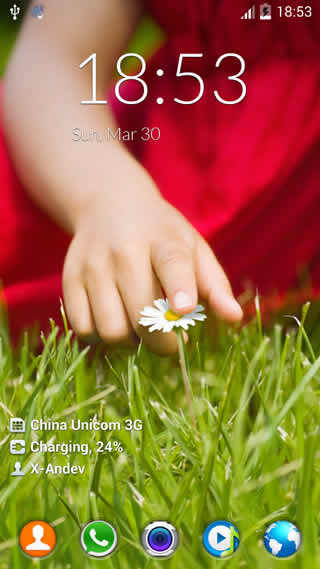 LG Optimus Lockscreen screenshot 1