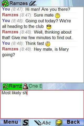 Slick messenger screenshot 2