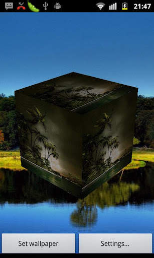 3D Lake Live Wallpaper screenshot 2