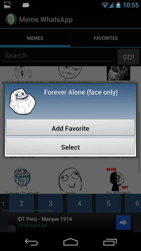 Meme WhatsApp screenshot 3