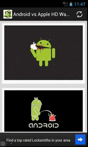 Android vs Apple HD wallpapers скриншот 5