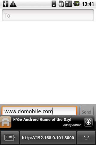 DoMobile ShareKeyboard free скриншот 1