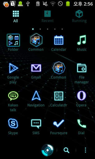 Cyber GOLauncher EX Theme screenshot 2