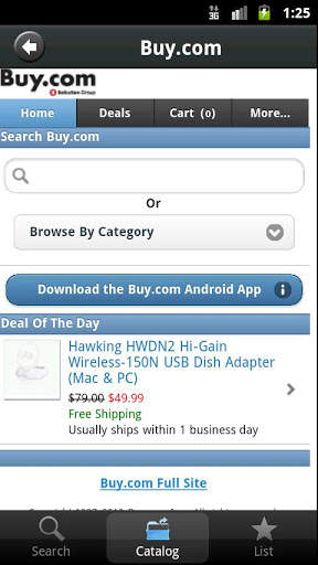 Buy.com Browser screenshot 3