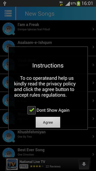 New Songs screenshot 1