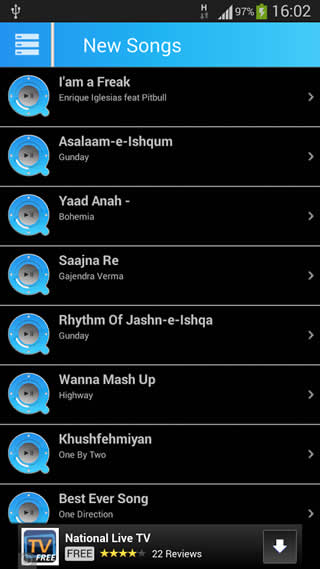 New Songs screenshot 2