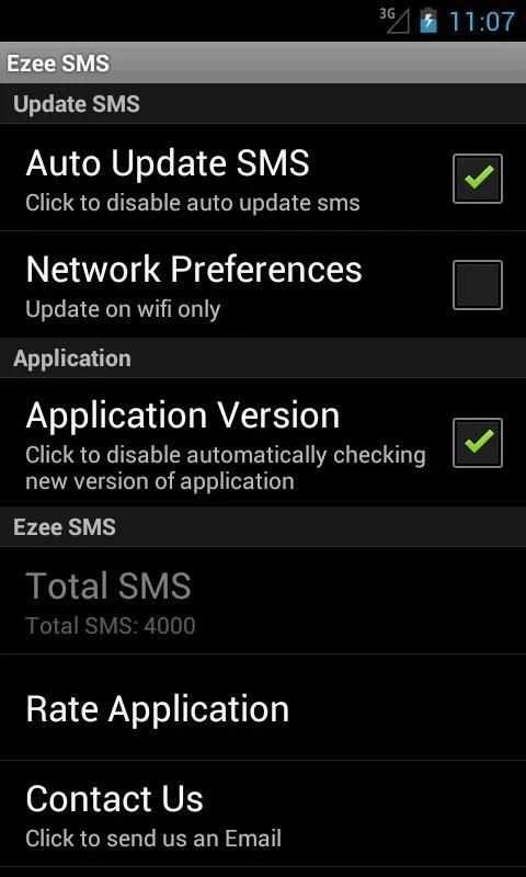 Ezee SMS Collection screenshot 1